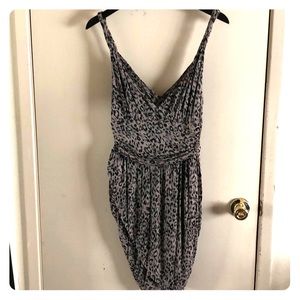 Guess leopard drape dress